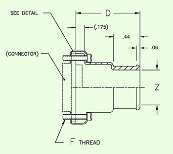 Electro Adapter Rectangular Backshells: Rectangular Backshells, 901-344 ...